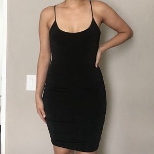 Strappy Mini Black Dress